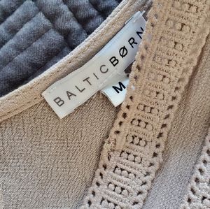 Baltic Born, maxi dress, tan, size Medium